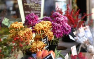 Chinese flower market