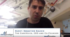 The CareVoice CEO Sebastien Gaudin