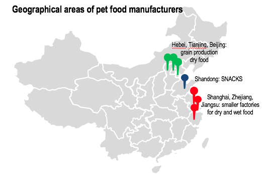 Pet food manufacturers China