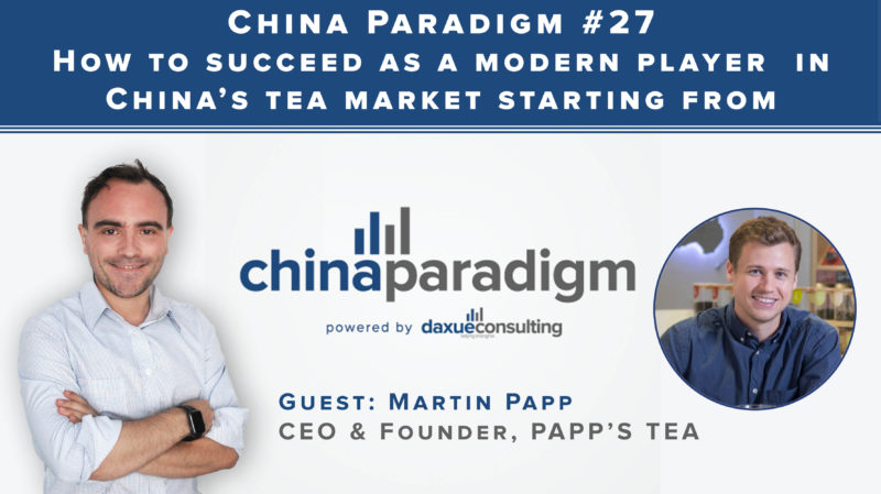 China paradigm, tea market in China