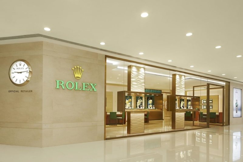 rolex watch showroom