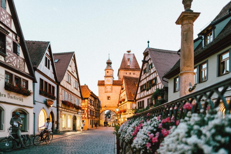 Chinese tourists in Germany