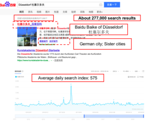 Chinese tourism in Düsseldorf