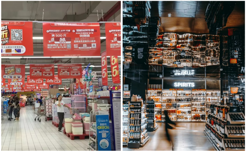 premium supermarkets in China
