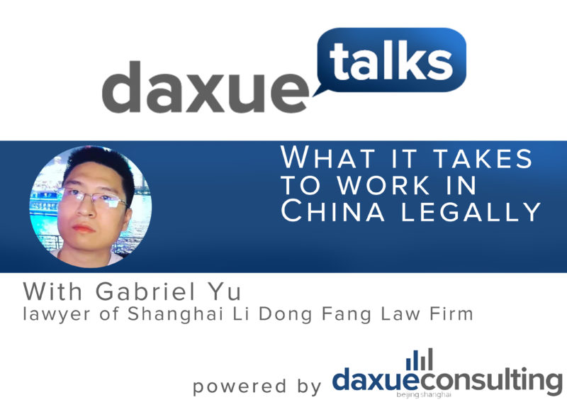 Work in China legally