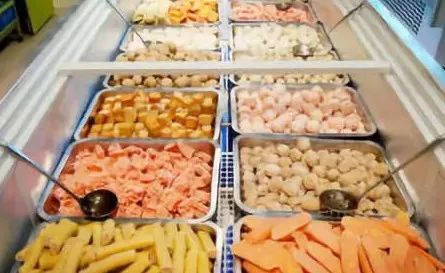 Frozen food sold at retail stores in China