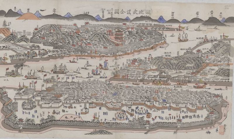 Qing Dynasty Map of Wuhan