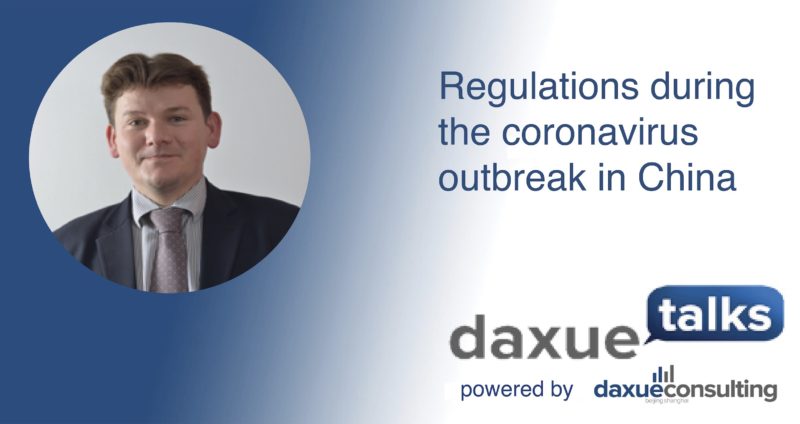 regulations during the coronavirus outbreak in China