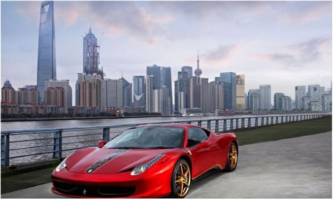 Ferrari in Shanghai, China