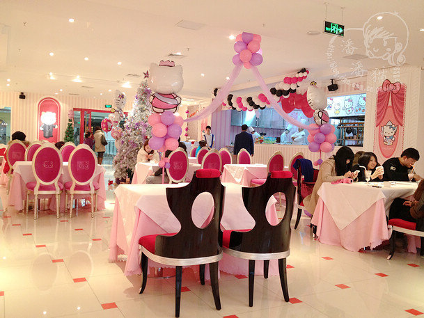 Hello Kitty restaurant in China