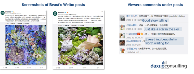 building emotional connection with consumers through Weibo