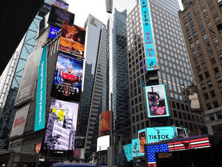 TikTok advertisement in New York