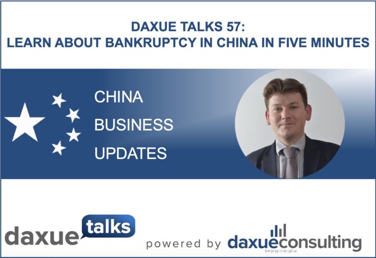 bankruptcy in China