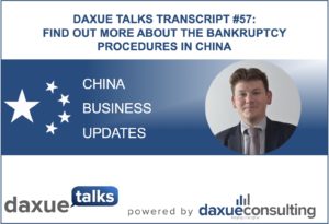 bankruptcy procedures in China