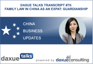 Guardianship as expats in China