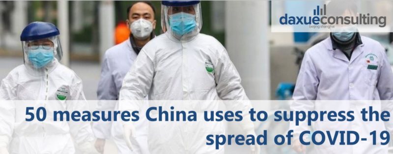 50 measures to suppress COVID-19 in China