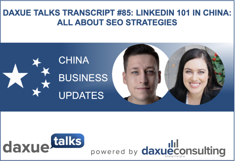 seo strategies on linkedIn China