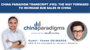 increase B2B sales in China