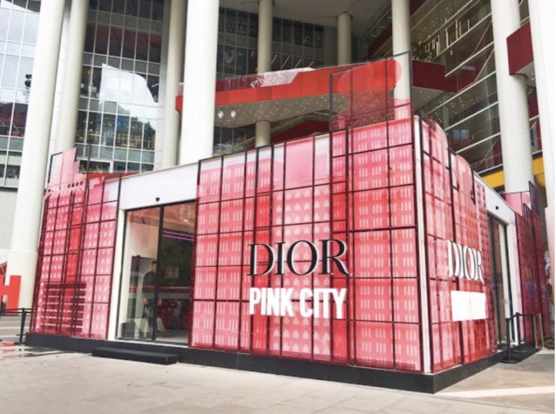 Dior Pink City is coming to Shanghai. A beautiful Pop-Up store in a fashion-savvy Chinese city. 