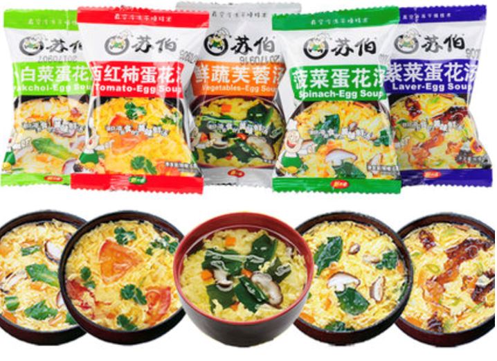 5 flavors of ready-to-eat soup from Su Bo