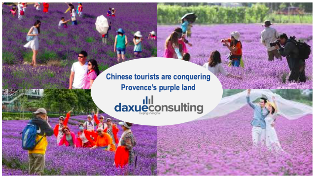 Chinese tourists are conquering this purple land