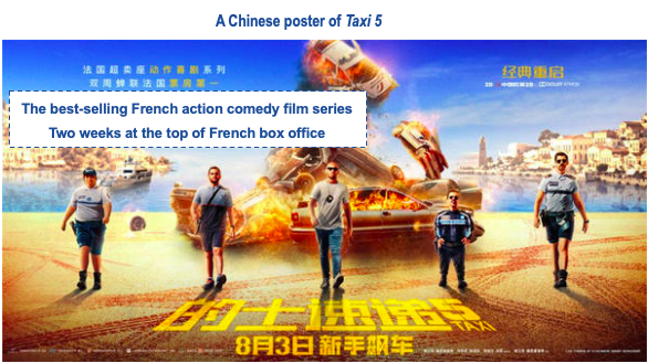 Chinese poster of Taxi 5