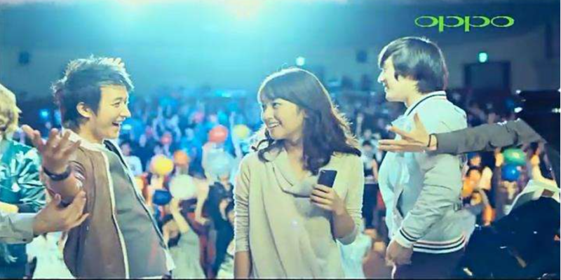 OPPO and super junior ad