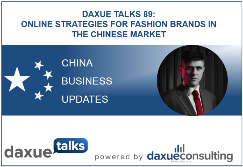 STRATEGIES FOR FASHION BRANDS IN CHINA