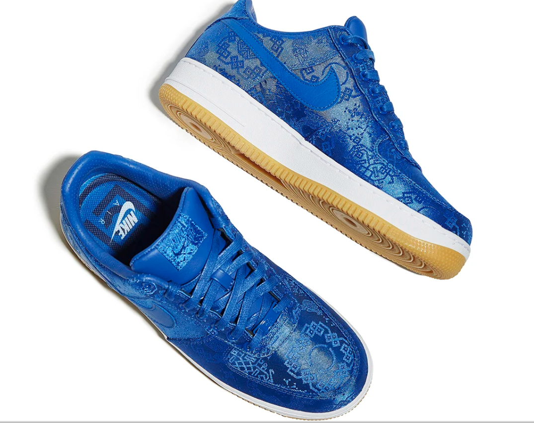 Clot x Nike Air force 1 “Royal University Blue Silk” 