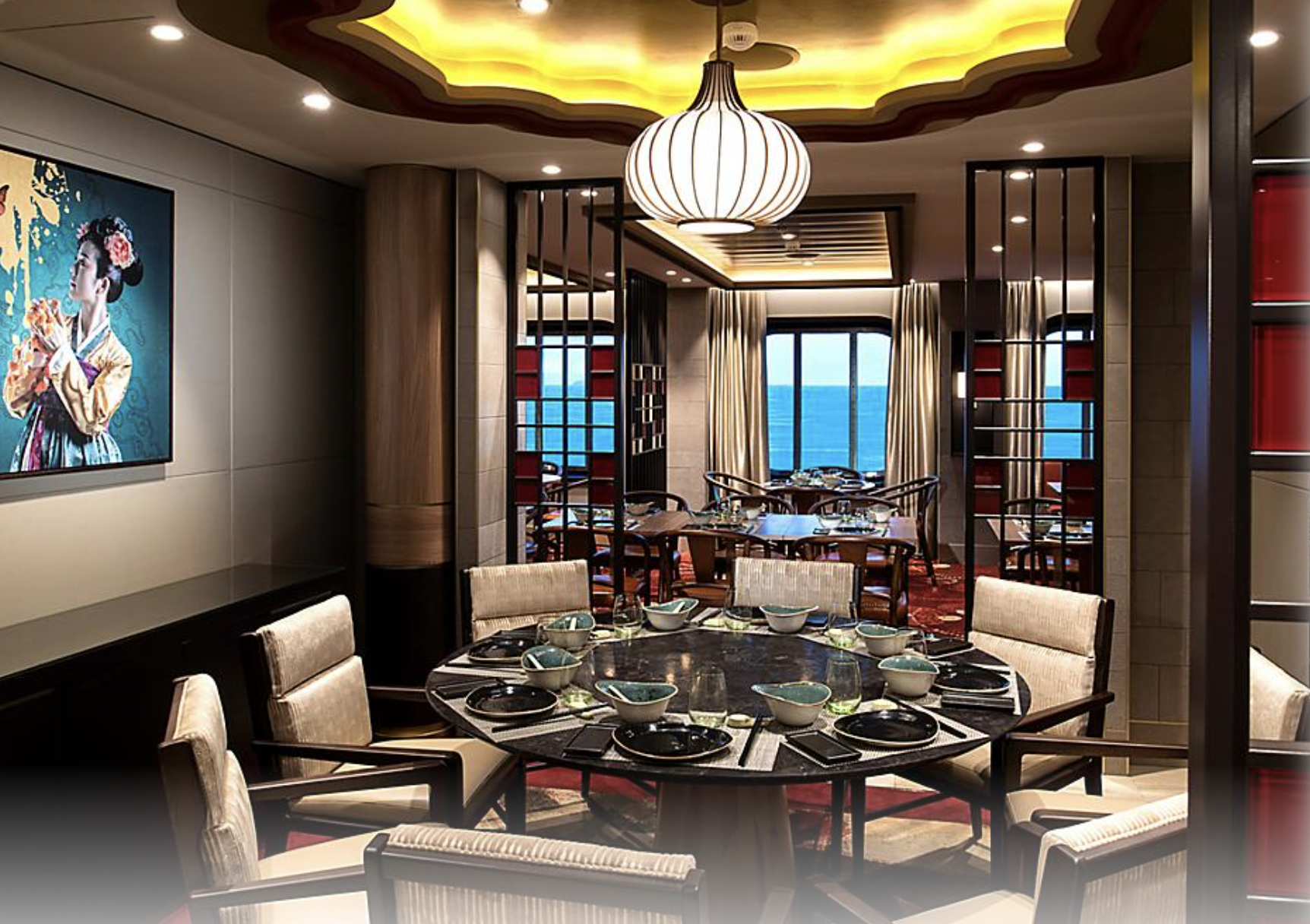 a Chinese specialty restaurant located on the Spectrum of the Seas Chinese cruise industry