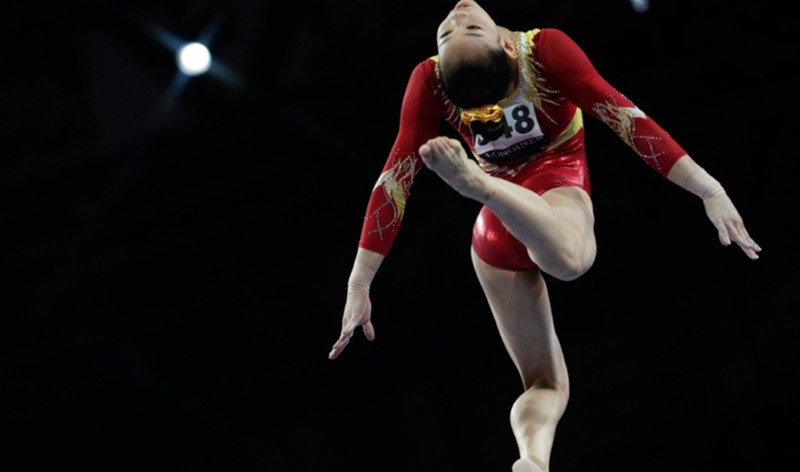 Chinese gymnast Tang Xijing