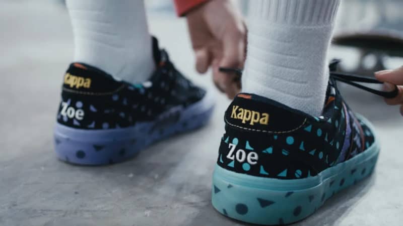 Customized shoes for Chinese skateboarding team by Kappa skateboarding in China 