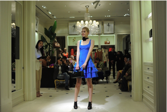 Chinese clients watch a private fashion show at Ralph Lauren’s Shanghai flagship store Chinese luxury consumer demographic