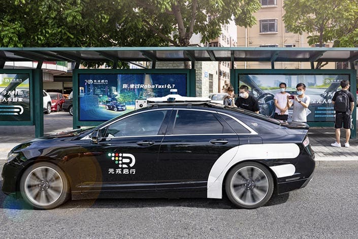 The fleet of start-up Deeproute.ai comprises 20 vehicles, deployed in the central business district of Shenzhen Autonomous driving in China
