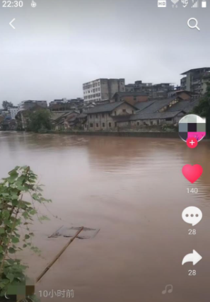 videos of flooding charitable acts in China