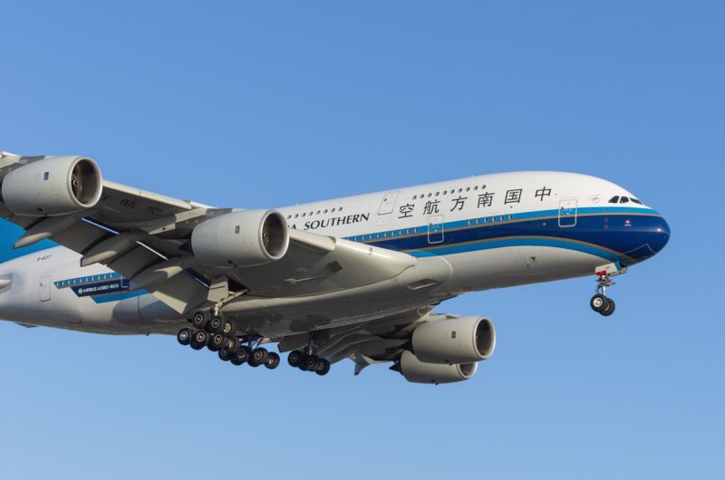 Flightglobal, A380 air travel in China 