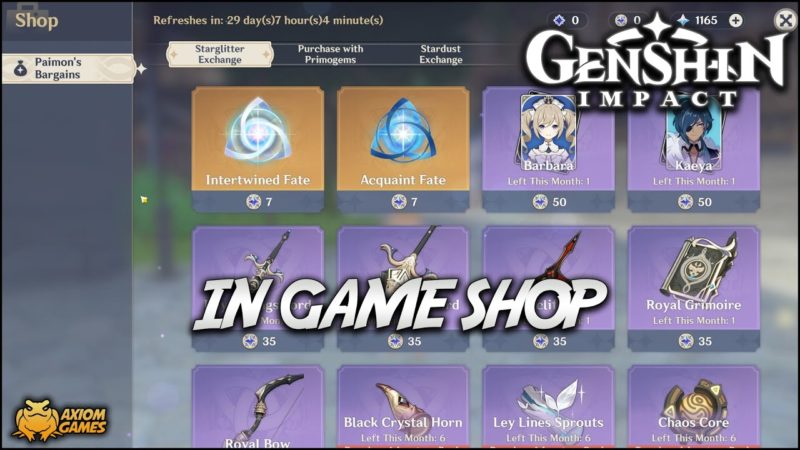 Genshin Impact shop China’s gaming crackdown