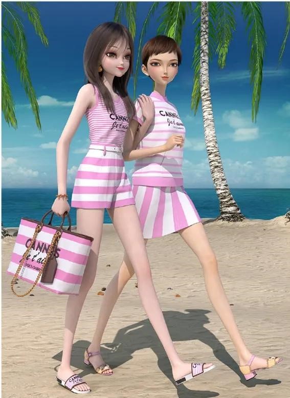 Dolce & Gabbana launched two female virtual idols Liz and Sam