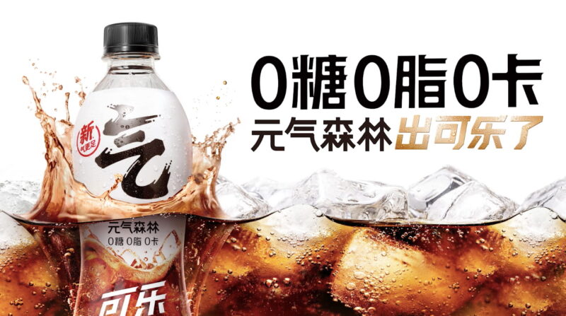 Cola Flavor Sugar-Free Soda Sparkling Water 480ml 
