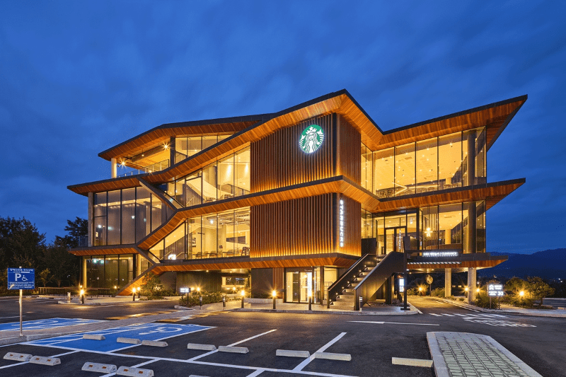 starbucks Korea Official page, Starbucks Yangpyeong in South Korea