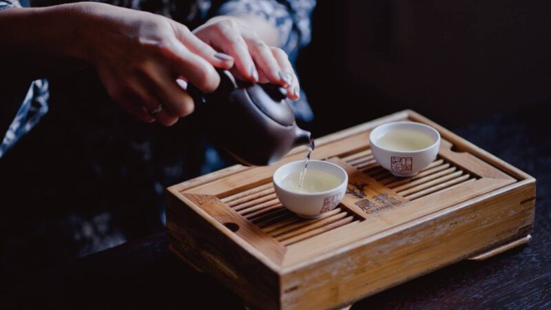 Chinese tea can replace alcohol
