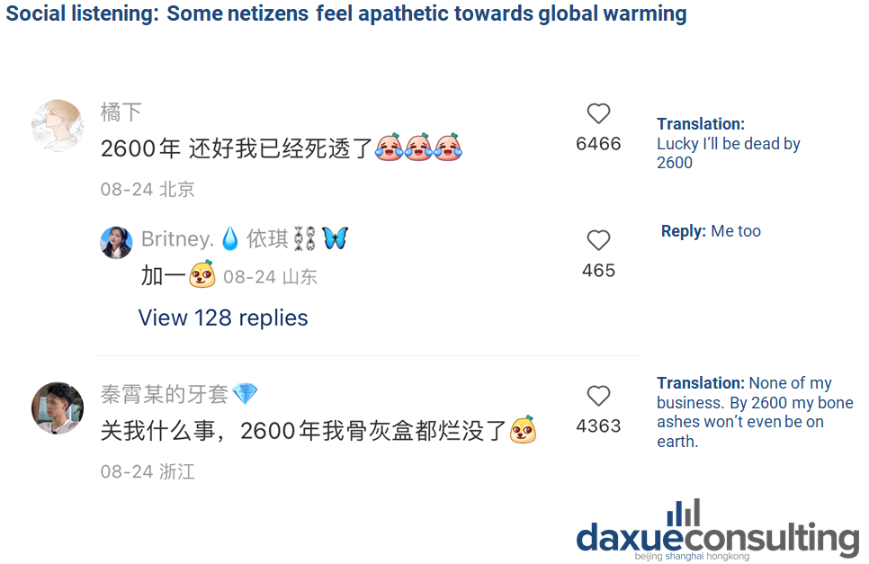 Netizen’s reaction to climate change video