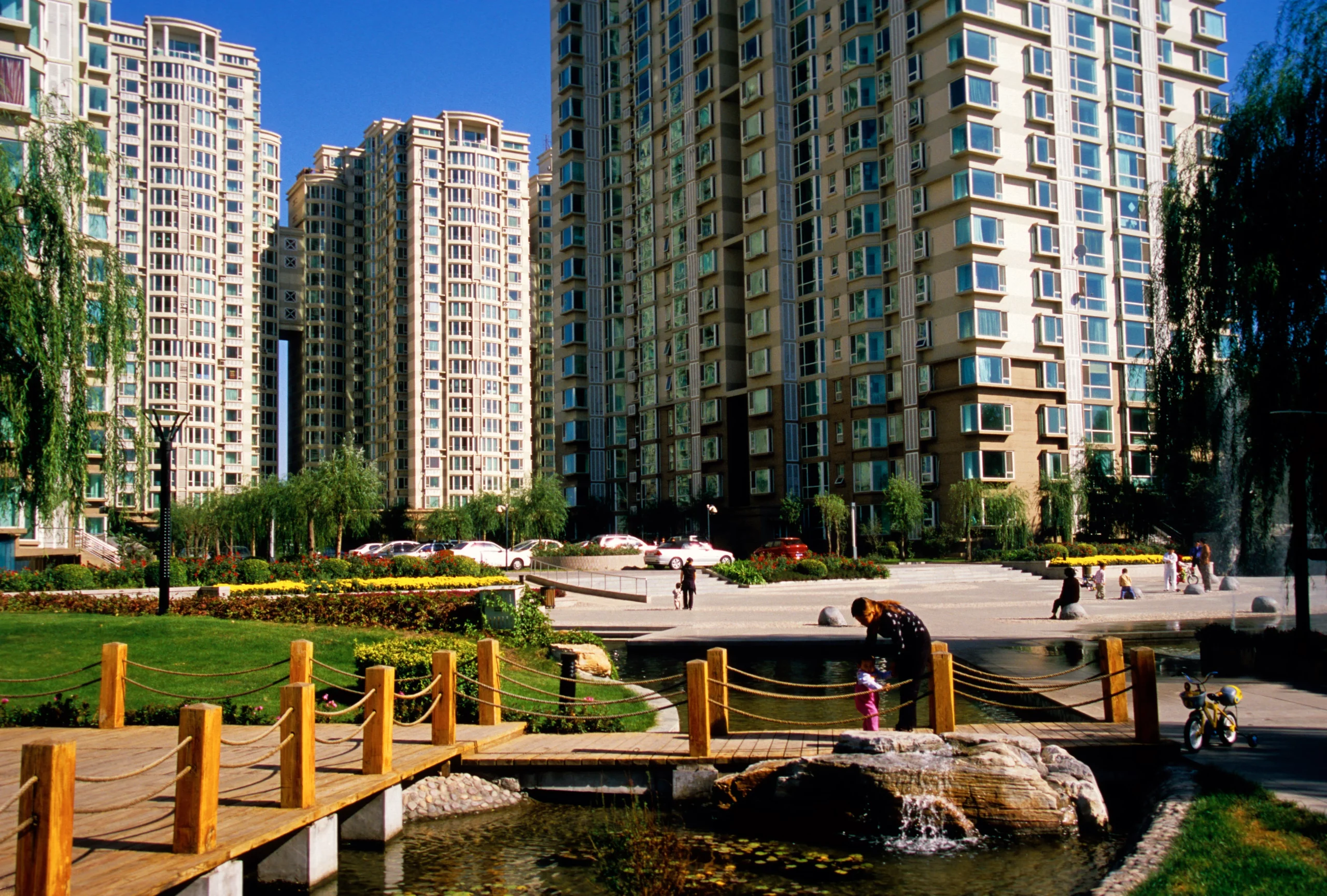 Chinese apartment complexes