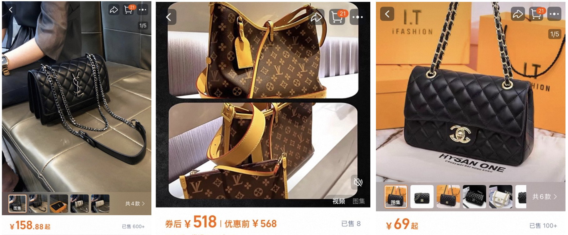 China's luxury e-commerce market