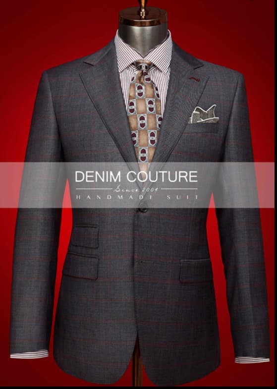  a custom suit designed by the brand