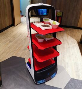 Haidilao utilizes food delivery robots