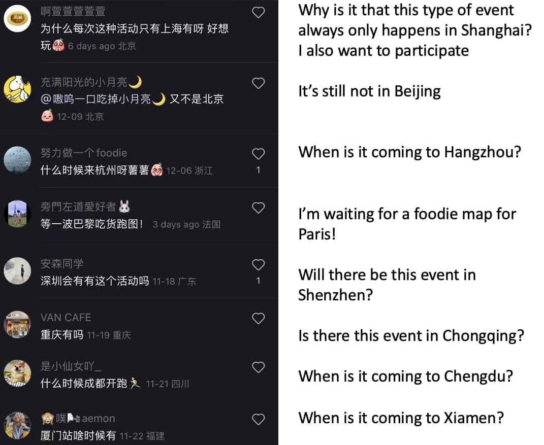 Netizens wished the event was extended to other cities