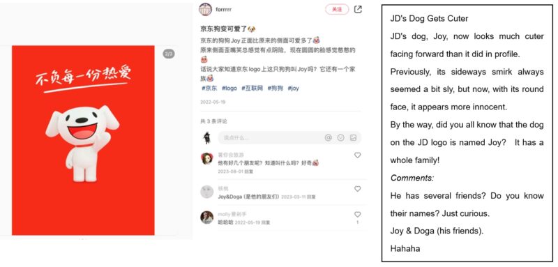 JD.com Joy mascot