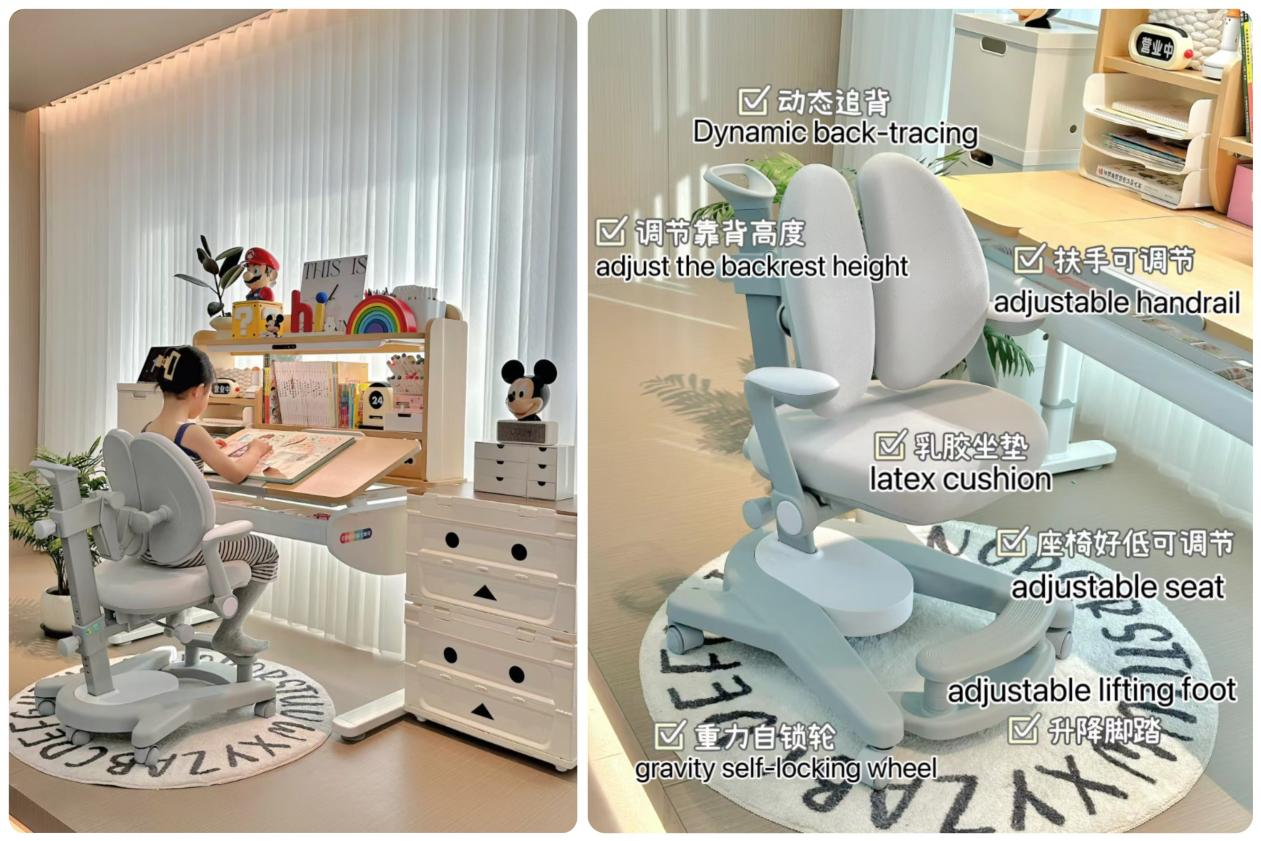 Functional designs in the furniture industry: Chinese parents want ergonomic pieces for their kids