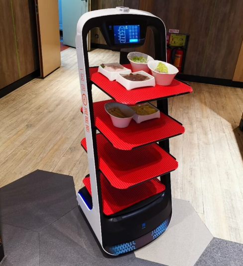 Haidilao, one of the restaurant brands international y known, is widely using robots to deliver food